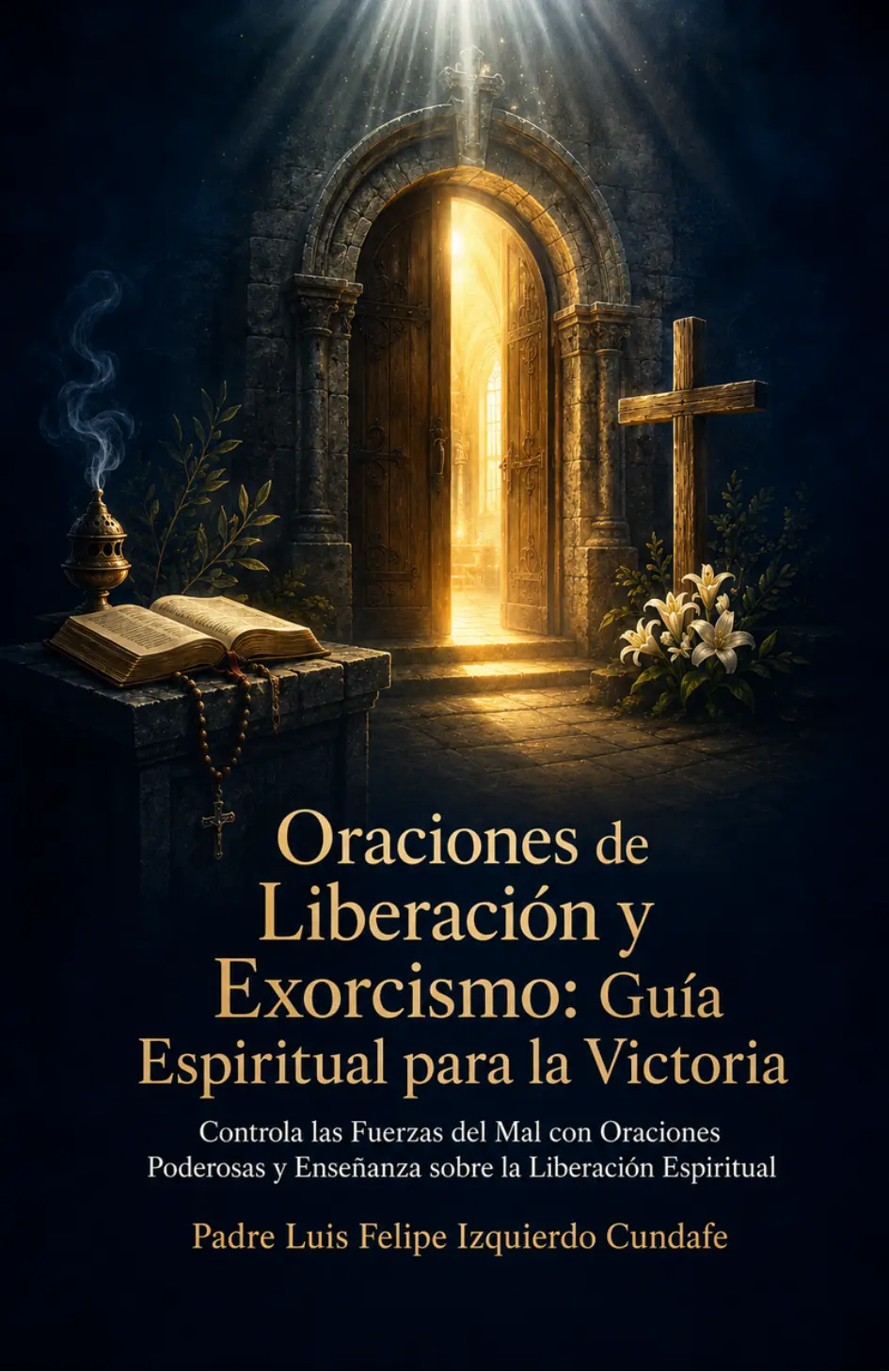 Portada de Oraciones de Liberación y Exorcismo: Guía Espiritual para la Victoria